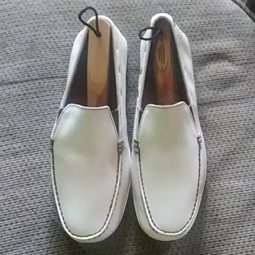Rockport Mens White Loafers